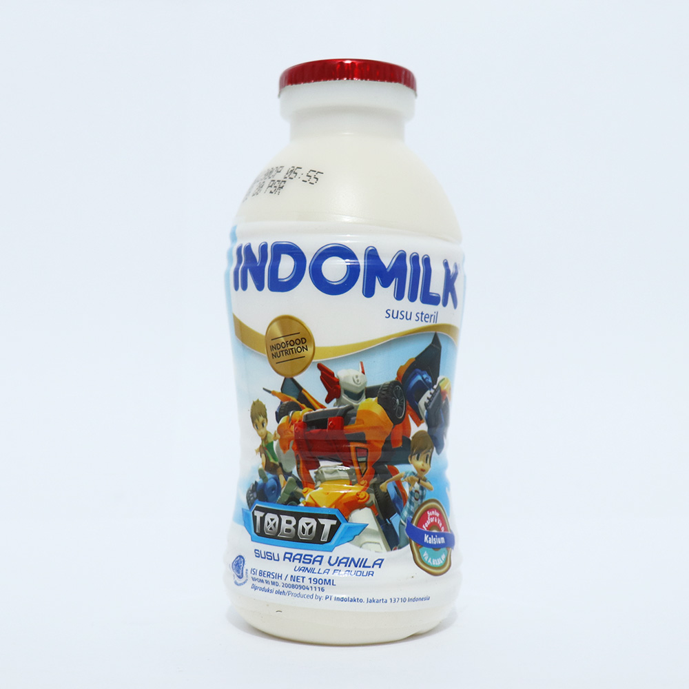 Indomilk Susu Steril Botol Vanilla - 022083 | Mirota Kampus | Rumah